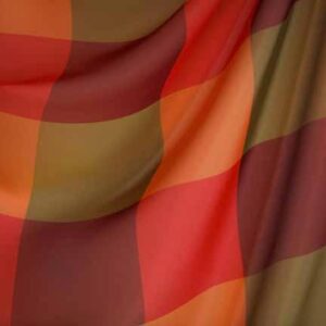 Tablecloth, Berry Plaid Sheer