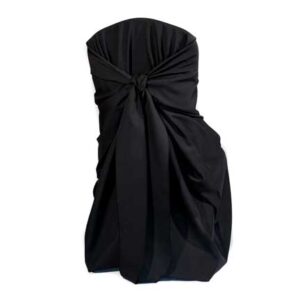 Chair Cover, Black Poly Bag Style
