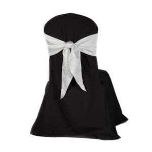 Chair Cover, Black Poly Calhoun