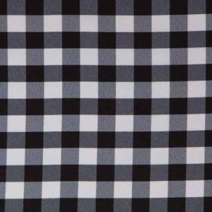 Tablecloth, Black & White Gingham