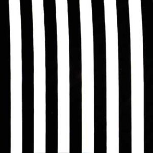 Tablecloth, Black and White Stripe