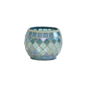 Blue Mosaic Votive