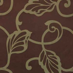 Napkin, Brown with Green Swirl