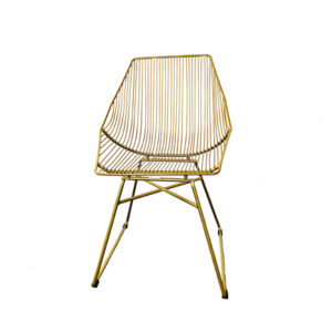 Furniture, Century Chair - Gold