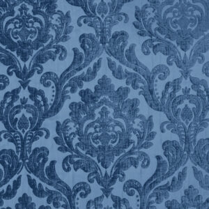 Napkin, Velvet Damask - Cobalt Blue