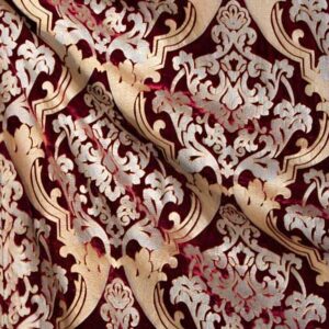 Tablecloth, Deco Velvet Wine