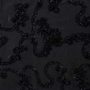 Tablecloth, Eyelash Taffeta - Black
