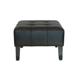 Furniture, Black Ottoman