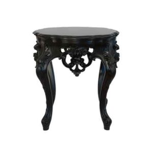 Furniture, Black Side Table