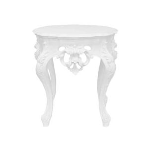 Furniture, White Side Table