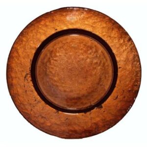 Charger Plate, Copper Leaf