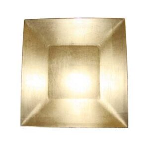 Charger Plate, Gold Acrylic - Square