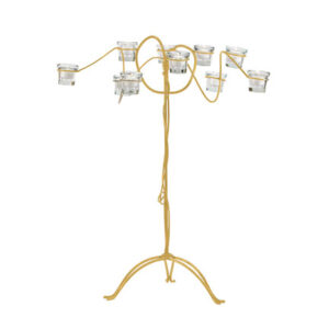 Wild Wire Candelabra - Gold