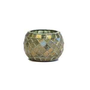 Green Mosaic Votive