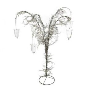 Iron Centerpiece Holder - 6 Arm with Icicles