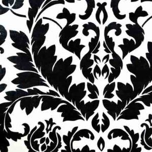 Napkin, Italia - Black on White with White Back