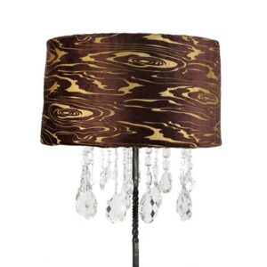 Lamp Shade Cover, Faux Bois