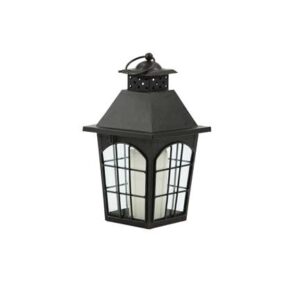 Lantern, Brown 8"