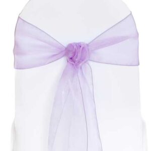 Sash, Lilac Sparkle Sheer (dark)