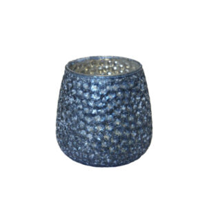 Mercury Glass - Denim Votive