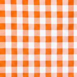 Tablecloth, Orange Gingham