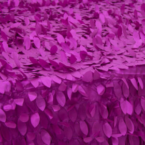 Tablecloth, Petal Taffeta - Garden Fuchsia