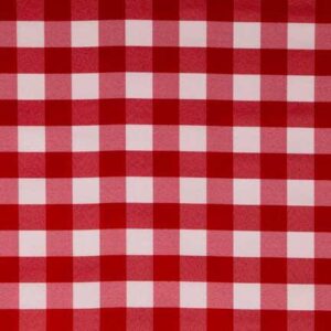 Tablecloth, Red and White Gingham