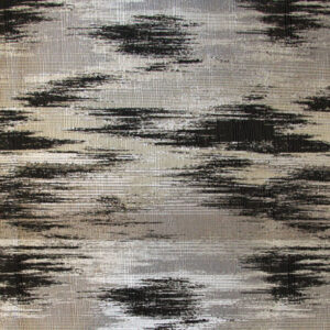 Tablecloth, Reflections - Black