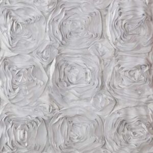 Runner, Ribbon Rose White