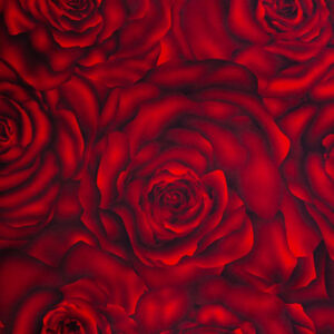 Tablecloth, Roses Are Red