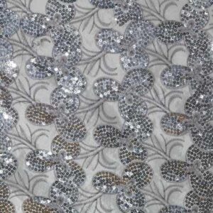 Tablecloth, Sequin - White Deco