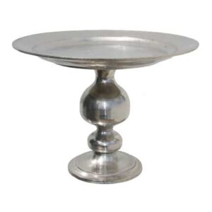 Cake Stand - Pewter Footed, 20" Diameter