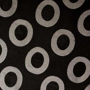 Tablecloth, Silver Rings Sheer