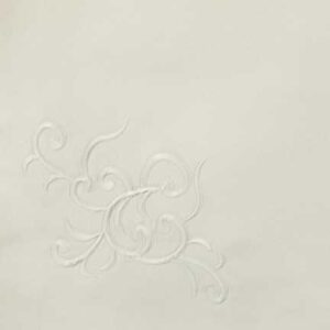 Napkin, Tiffany Vanilla Cream with Embroidery