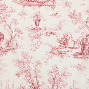 Napkin, Toile Red