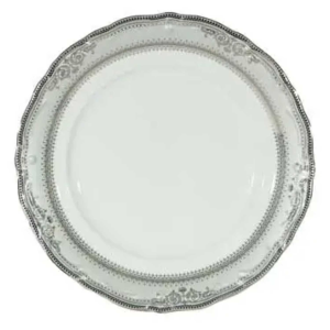 Charger Plate, Vanessa Platinum