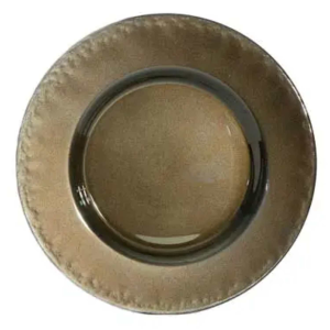 Charger Plate, Platinum Luster