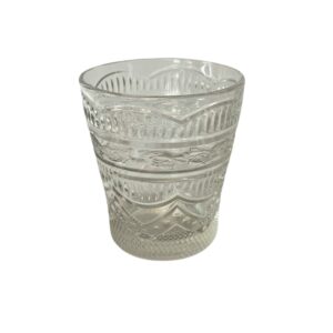 Pressed Glass Rocks Glass