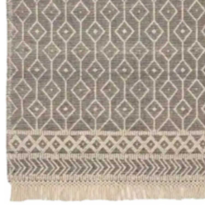 Rug, SoHo Woven Wool - Black/Cream