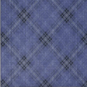 Rug, Understated Plaid Blue Rug