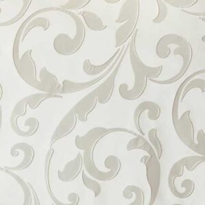 Napkin, Vanilla Cream Damask with Antique White Back