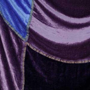 Tablecloth, Velvet - Royal and Periwinkle