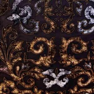 Tablecloth, Velvet Sheer - Silver and Gold