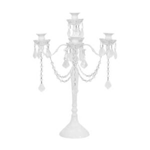 White 24 Inch Candelabra