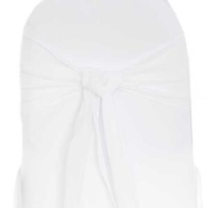 Sash, White Chiffon