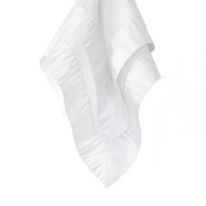 Napkin, White Satin Edged