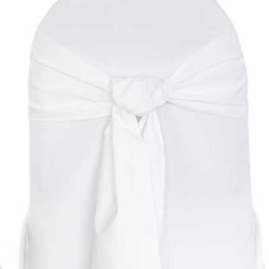 Sash, White Cotton