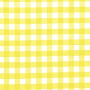 Tablecloth, Yellow and White Check