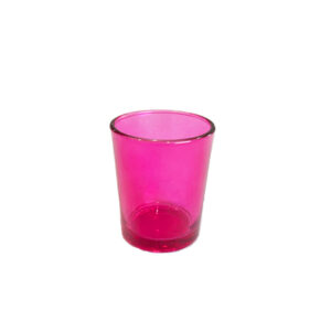 Garden Fuchsia Glass Votive
