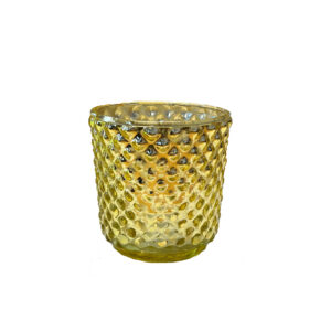 Honeycomb Votive - Gold, Small